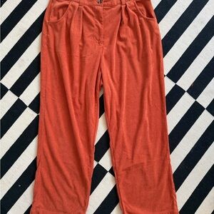 Rust Corduroy Pants